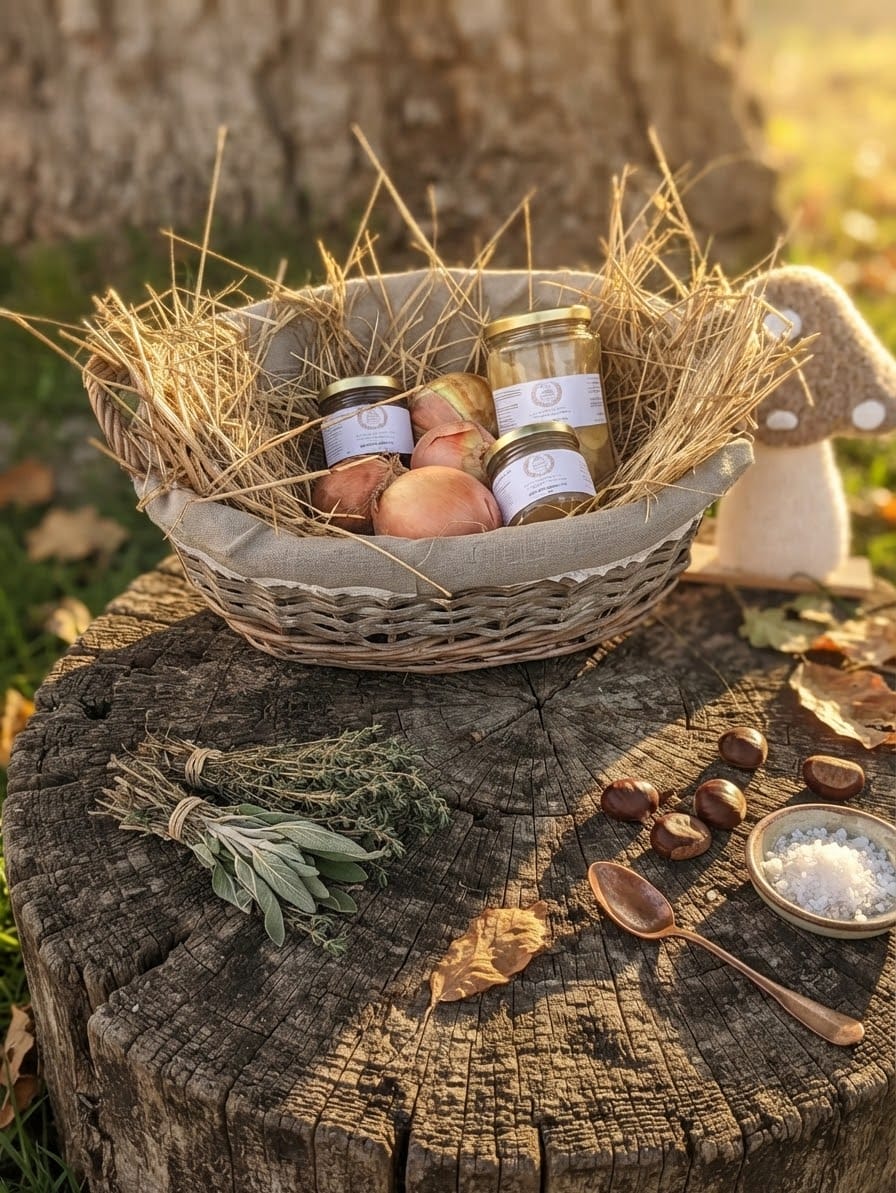Erbe officinali raccolte a mano nella Tenuta