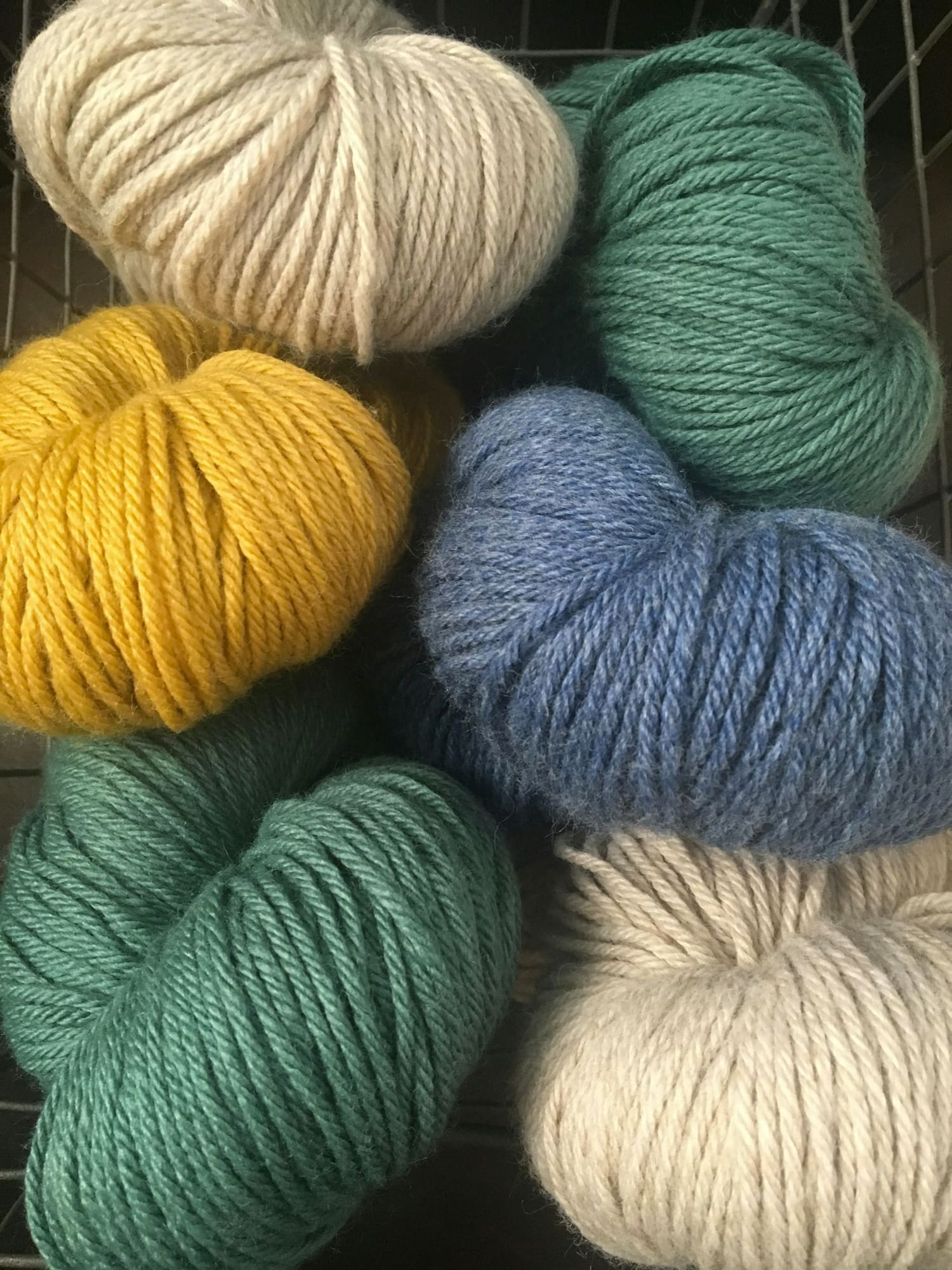 Matasse di lana naturale d'alpaca